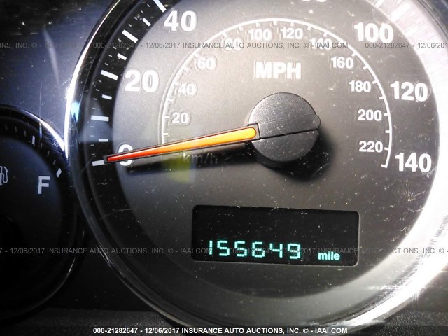 1J8HG48K77C611334 - 2007 JEEP COMMANDER BLUE photo 7