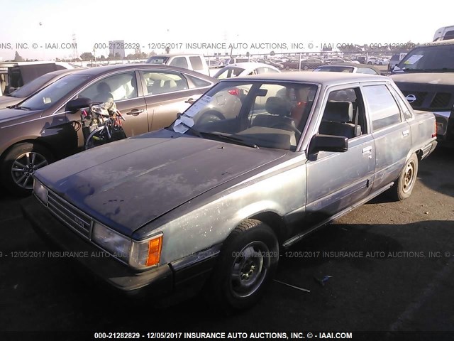 JT2SV12E4G6007915 - 1986 TOYOTA CAMRY DLX BLUE photo 2