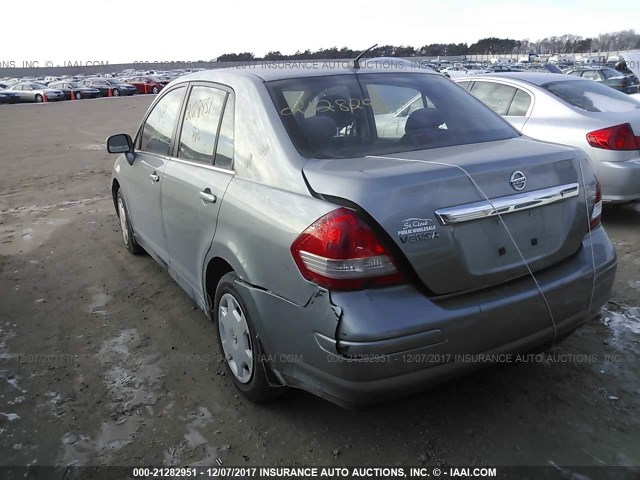 3N1BC11E48L427246 - 2008 NISSAN VERSA S/SL BLUE photo 3