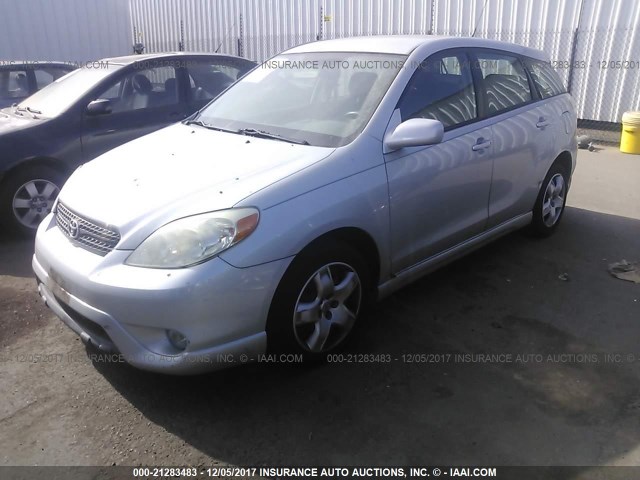 2T1KR32E36C619747 - 2006 TOYOTA COROLLA MATRIX XR SILVER photo 2