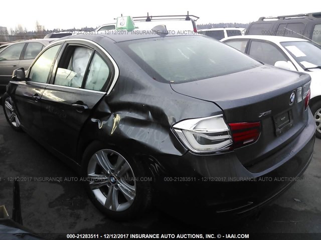 WBA8D9C50HK678439 - 2017 BMW 330 XI GRAY photo 3