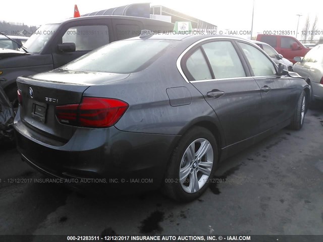 WBA8D9C50HK678439 - 2017 BMW 330 XI GRAY photo 4