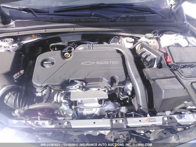 1G1ZB5ST1HF161075 - 2017 CHEVROLET MALIBU LS 银色 照片 10