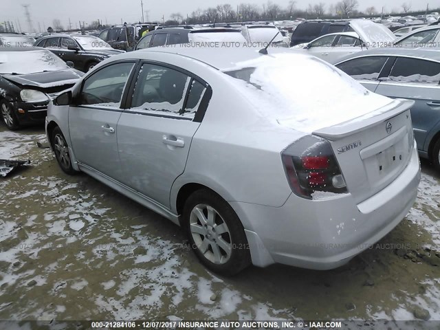 3N1AB6AP4AL709454 - 2010 NISSAN SENTRA 2.0/2.0S/SR/2.0SL SILVER photo 3