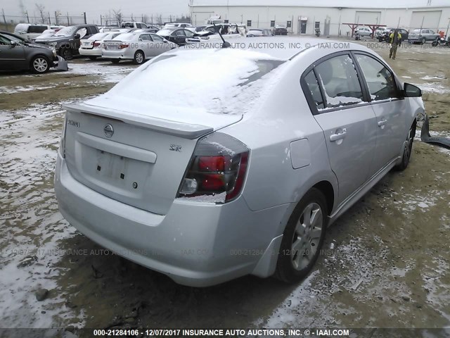 3N1AB6AP4AL709454 - 2010 NISSAN SENTRA 2.0/2.0S/SR/2.0SL SILVER photo 4