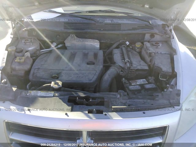 1B3HB48BX7D564057 - 2007 DODGE CALIBER SXT SILVER photo 10