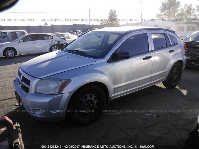 1B3HB48BX7D564057 - 2007 DODGE CALIBER SXT SILVER photo 2