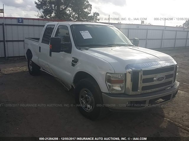 1FTSW20519EA68290 - 2009 FORD F250 SUPER DUTY WHITE photo 1