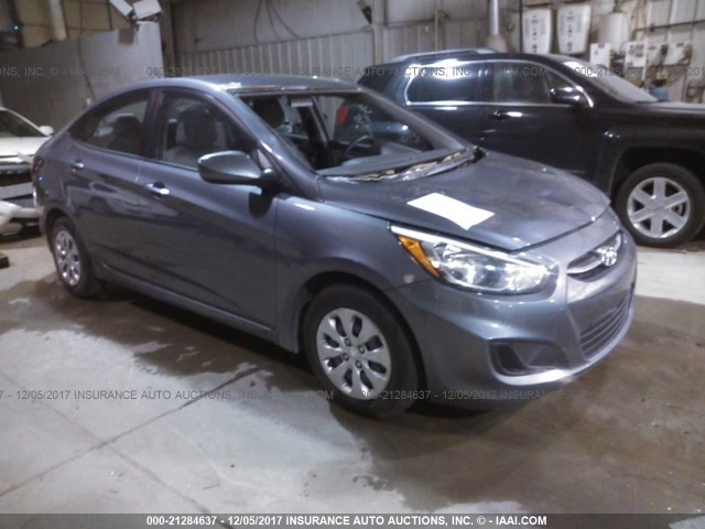 KMHCT4AE6GU945393 - 2016 HYUNDAI ACCENT SE SILVER photo 1