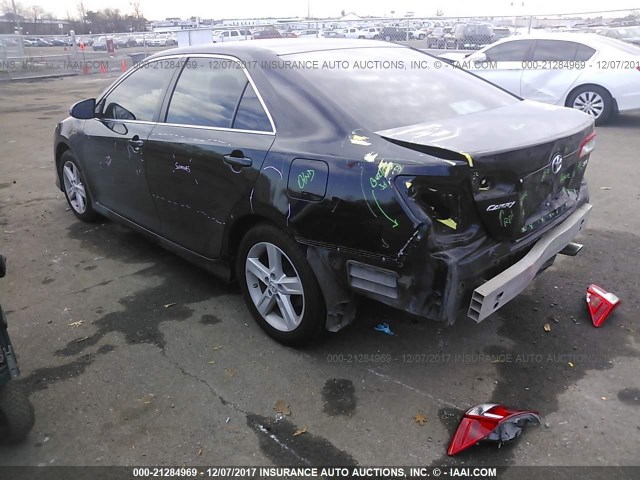 4T1BF1FK1DU215080 - 2013 TOYOTA CAMRY L/SE/LE/XLE 黑色 照片 3