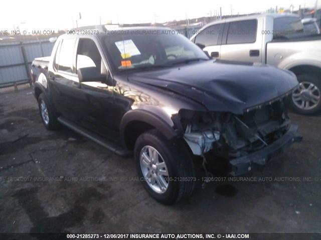 1FMEU31E18UA05374 - 2008 FORD EXPLORER SPORT TR XLT BLACK photo 1