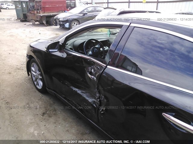 1N4AA5AP9AC867929 - 2010 NISSAN MAXIMA S/SV BLACK photo 6