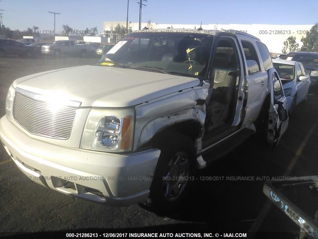 1GYEC63T33R215159 - 2003 CADILLAC ESCALADE LUXURY WHITE photo 2