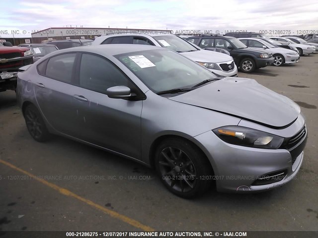 1C3CDFAA1FD434638 - 2015 DODGE DART SE SILVER photo 1