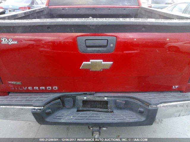 3GCPKSE35BG133763 - 2011 CHEVROLET SILVERADO K1500 LT RED photo 6