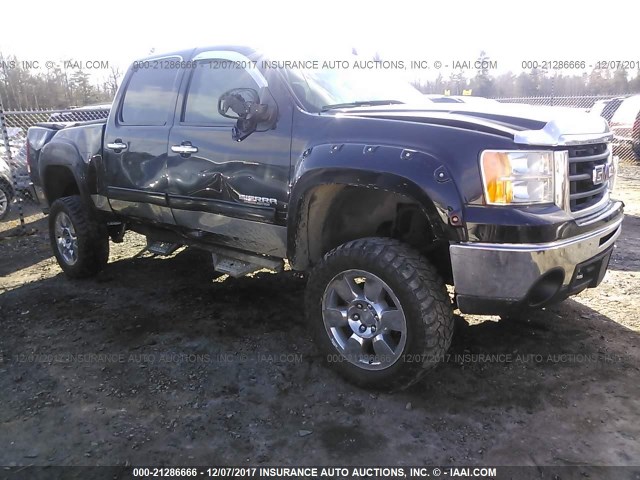 3GTP2VE33BG307606 - 2011 GMC SIERRA K1500 SLE BLACK photo 1