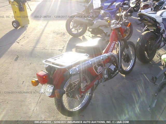 JH2JD0103ES404940 - 1984 HONDA CT110  RED photo 4