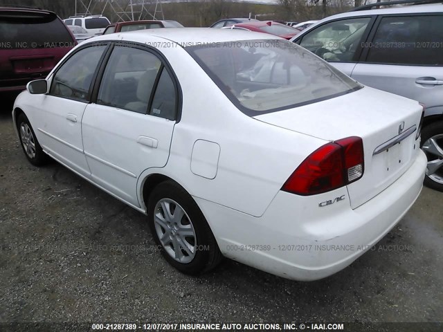 2HGES26813H568347 - 2003 HONDA CIVIC EX WHITE photo 3