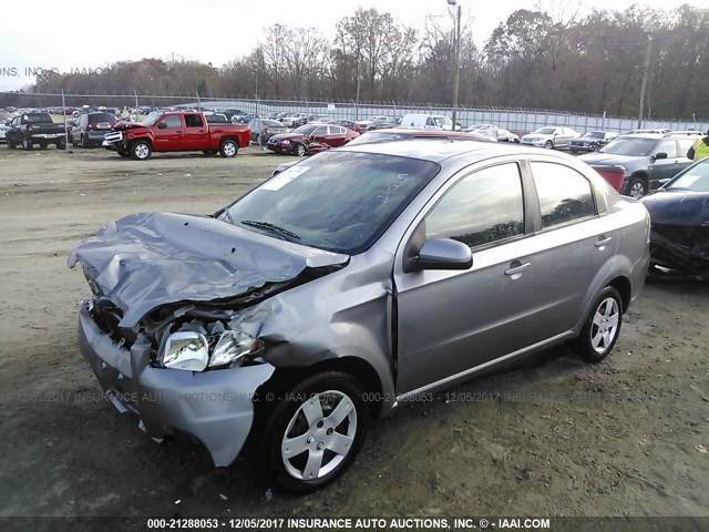 KL1TD5DE6BB134644 - 2011 CHEVROLET AVEO LS/LT 灰色 照片 2