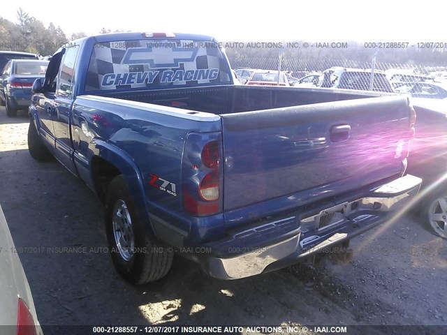 2GCEK19T431186511 - 2003 CHEVROLET SILVERADO K1500 BLUE photo 3