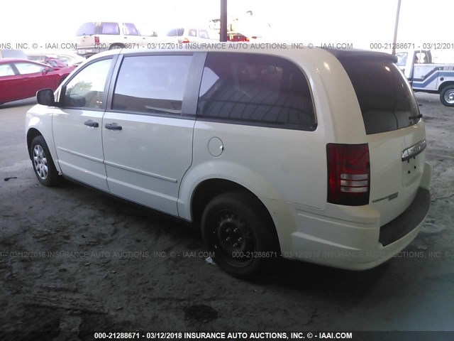 2A8HR44H28R721298 - 2008 CHRYSLER TOWN & COUNTRY LX WHITE photo 3