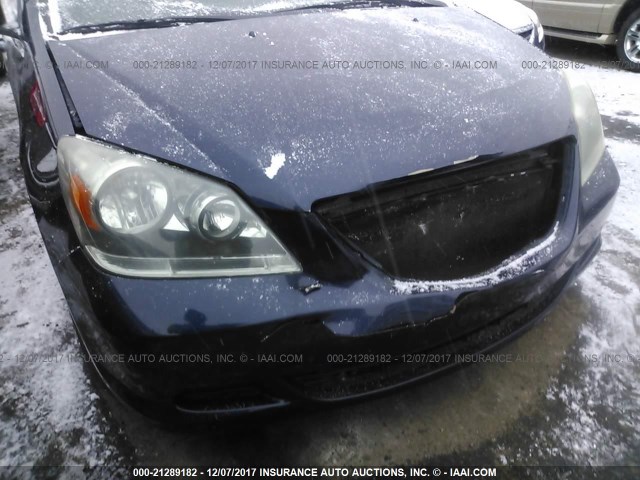 5FNRL38795B126948 - 2005 HONDA ODYSSEY EXL ლურჯი ფოტო 6