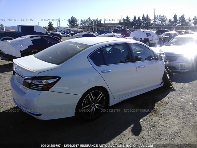1HGCR2F53HA078832 - 2017 HONDA ACCORD SPORT 白色 照片 4
