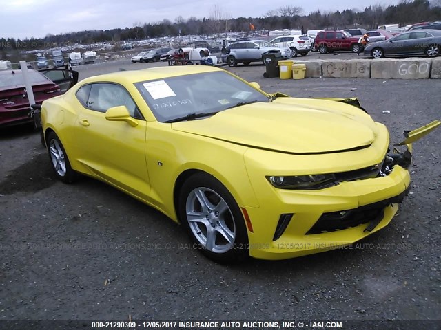 1G1FB1RS6G0141737 - 2016 CHEVROLET CAMARO LT YELLOW photo 1