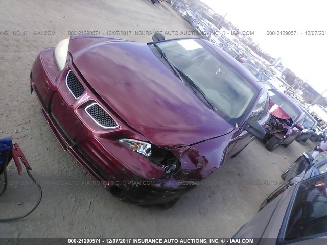 1G2NF12TXYM833489 - 2000 PONTIAC GRAND AM SE1 RED photo 2