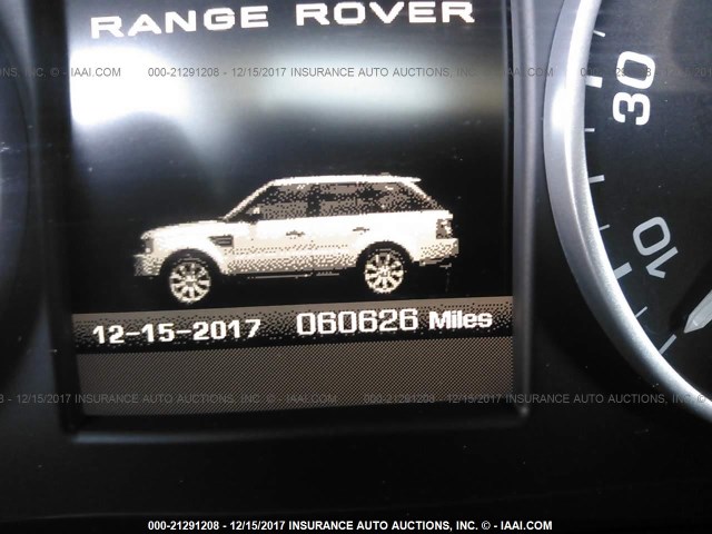 SALSK2D46BA703801 - 2011 LAND ROVER RANGE ROVER SPORT LUX WHITE photo 7