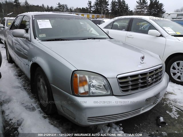 1G6KE57Y8YU292118 - 2000 CADILLAC DEVILLE DHS SILVER photo 1