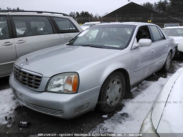 1G6KE57Y8YU292118 - 2000 CADILLAC DEVILLE DHS SILVER photo 2