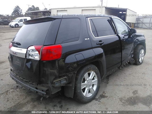 2CTALMEC7B6314992 - 2011 GMC TERRAIN SLE BLACK photo 4