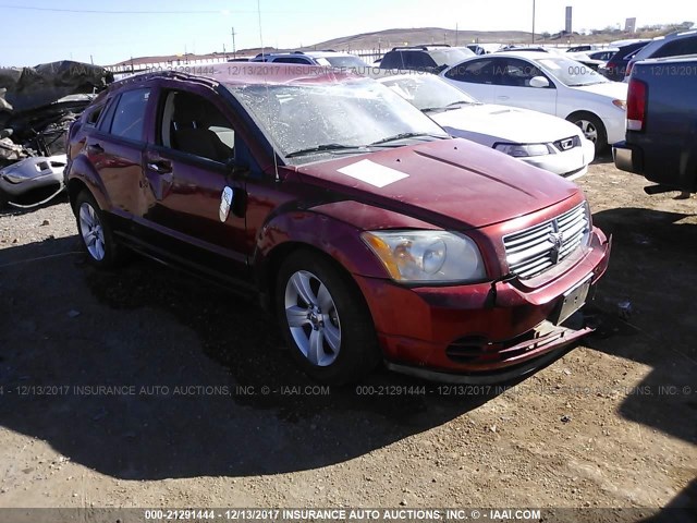 1B3CB4HA8AD586485 - 2010 DODGE CALIBER SXT RED photo 1