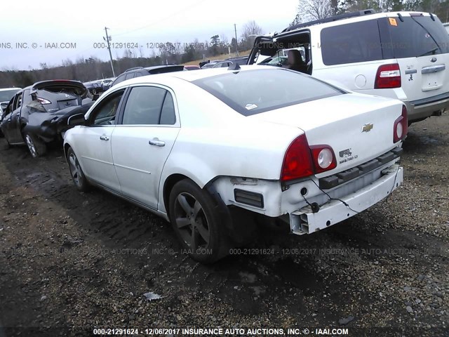 1G1ZC5EU2CF149009 - 2012 CHEVROLET MALIBU 1LT 白色 照片 3