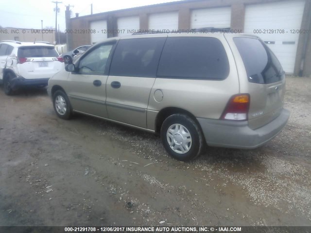 2FMZA5142YBB73723 - 2000 FORD WINDSTAR LX GOLD photo 3