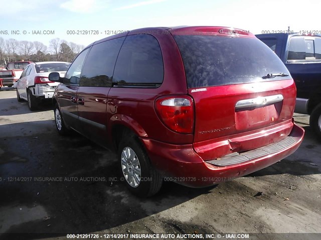1A4GP45R26B692178 - 2006 CHRYSLER TOWN & COUNTRY  RED photo 3