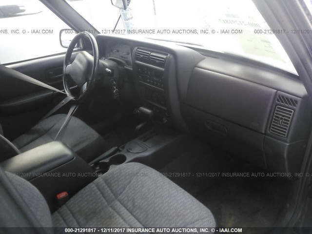 1J4FF68S2XL630817 - 1999 JEEP CHEROKEE SPORT/CLASSIC Ciemnoniebieski zdjęcie 5