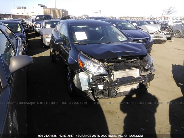 KNADN4A31D6300293 - 2013 KIA RIO EX/SX BLACK photo 1