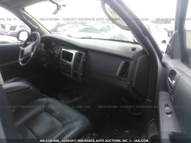 1D4HS58N43F622874 - 2003 DODGE DURANGO SLT PLUS SILVER photo 5