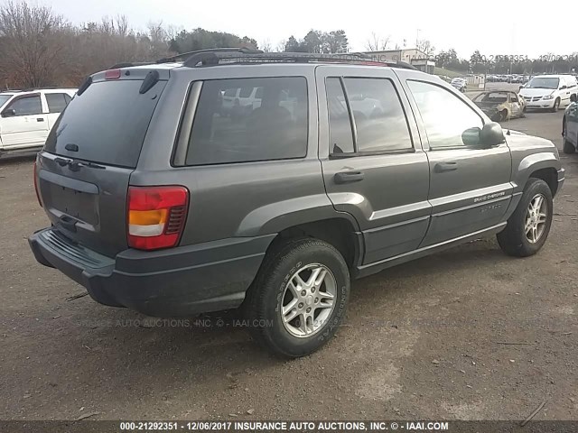 1J4GW48S73C520395 - 2003 JEEP GRAND CHEROKEE LAREDO GRAY photo 4