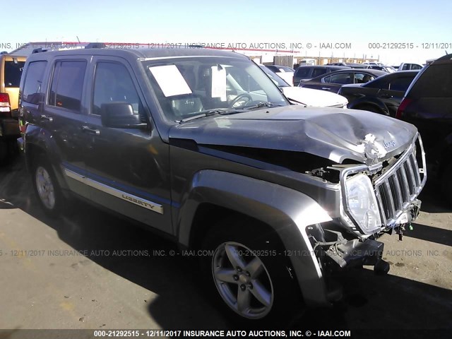 1C4PJMCK6CW143231 - 2012 JEEP LIBERTY LIMITED GRAY photo 1