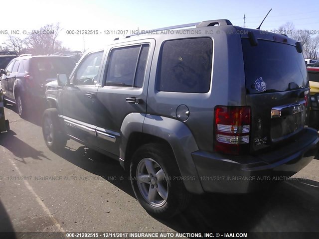 1C4PJMCK6CW143231 - 2012 JEEP LIBERTY LIMITED GRAY photo 3