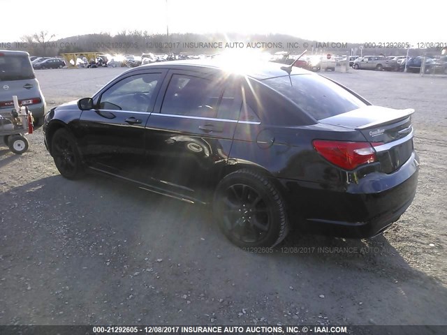 1C3CCBCG4EN164603 - 2014 CHRYSLER 200 LIMITED BLACK photo 3