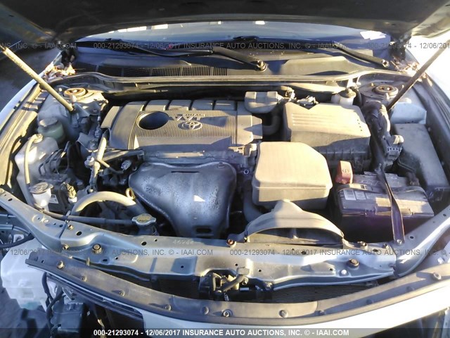 4T4BF3EK1BR108899 - 2011 TOYOTA CAMRY SE/LE/XLE მწვანე ფოტო 10