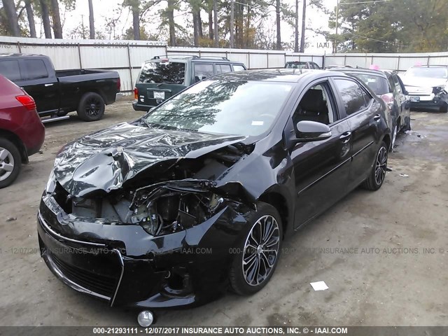 5YFBURHE5FP327641 - 2015 TOYOTA COROLLA L/LE/LE PLS/PRM/S/S PLS BLACK photo 2