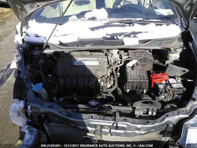 JHMZE2H79AS004588 - 2010 HONDA INSIGHT EX GRAY photo 10