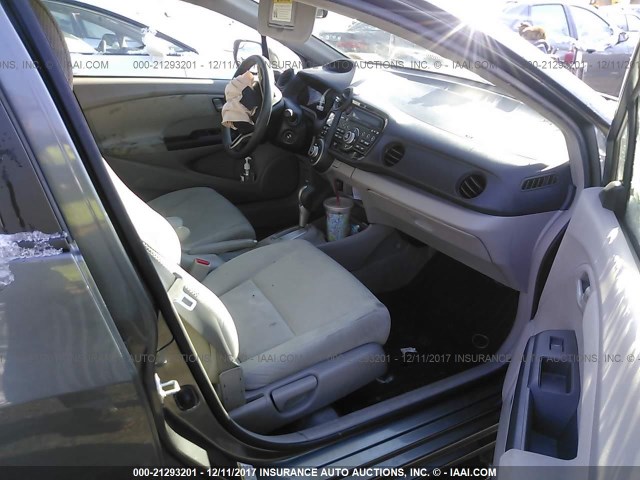 JHMZE2H79AS004588 - 2010 HONDA INSIGHT EX GRAY photo 5