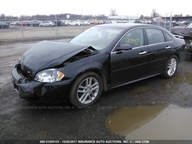 2G1WC5E39G1136829 - 2016 CHEVROLET IMPALA LIMITED LTZ BLACK photo 2