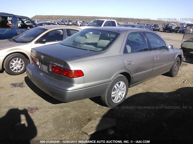 4T1BG22K01U106291 - 2001 TOYOTA CAMRY CE/LE/XLE ყავისფერი ფოტო 4